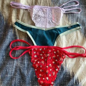Vs pink thong lot